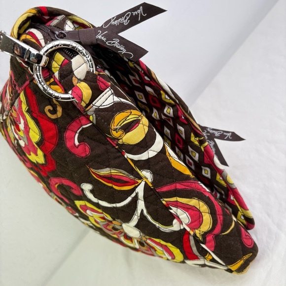 VERA BRADLEY Puccini Print Quilted Crossbody Messenger Bag Purse 60s 70s Boho - Picture 11 of 17